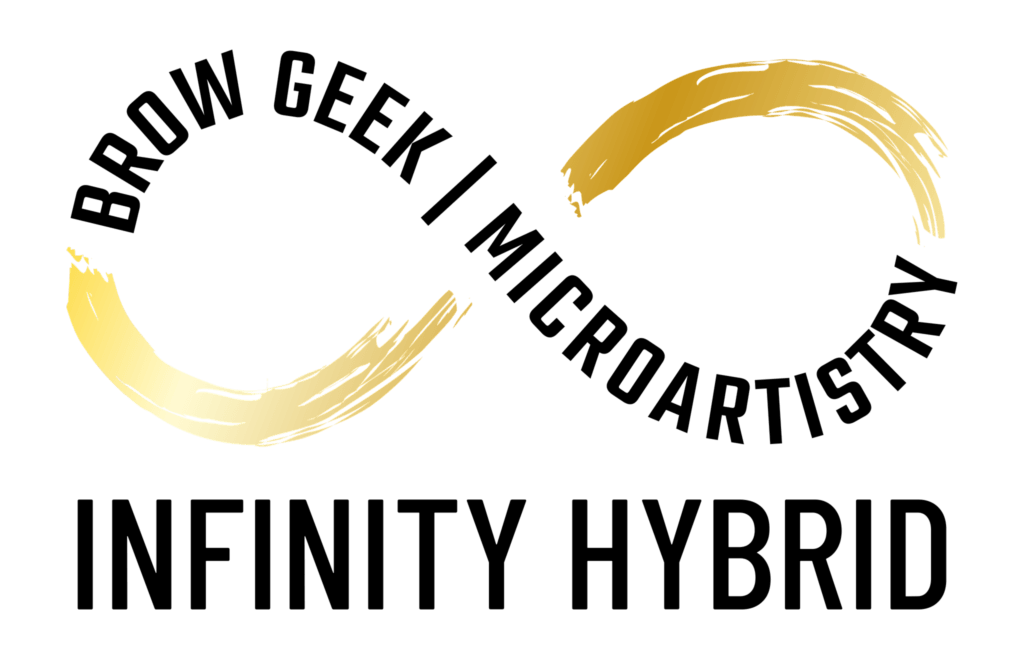 Black lettering Infinity Logo